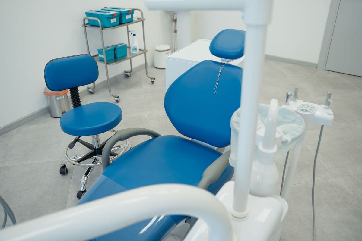 A dental clinic chair