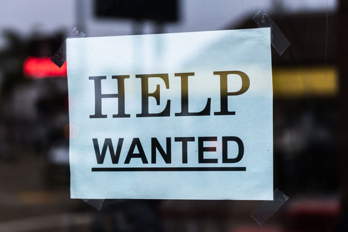 A job listings page